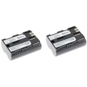 batteria Li-Ion compatibile con Canon BP-511 - 2er Set