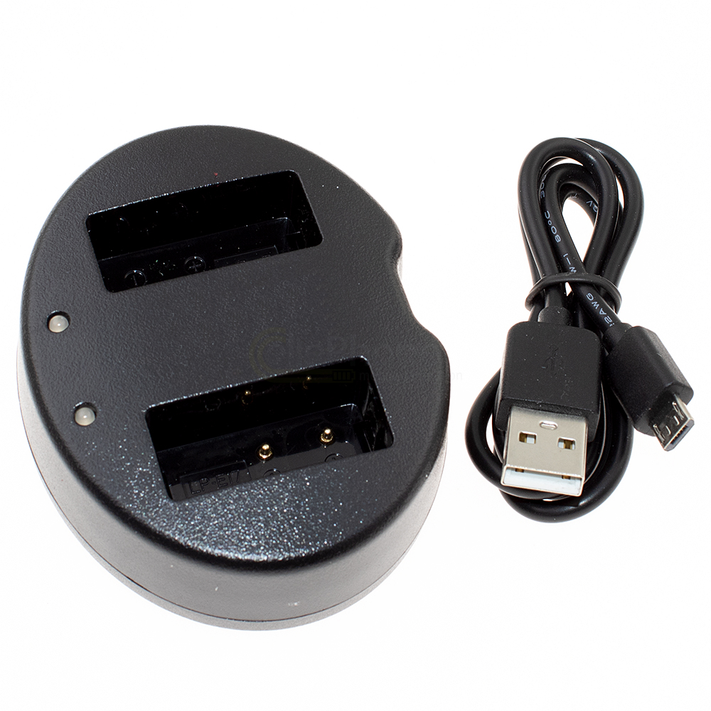 Akku-Ladestation Dual für Canon LP-E17