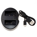 Dual Battery Charger for Fujifilm NP-W126 W126S