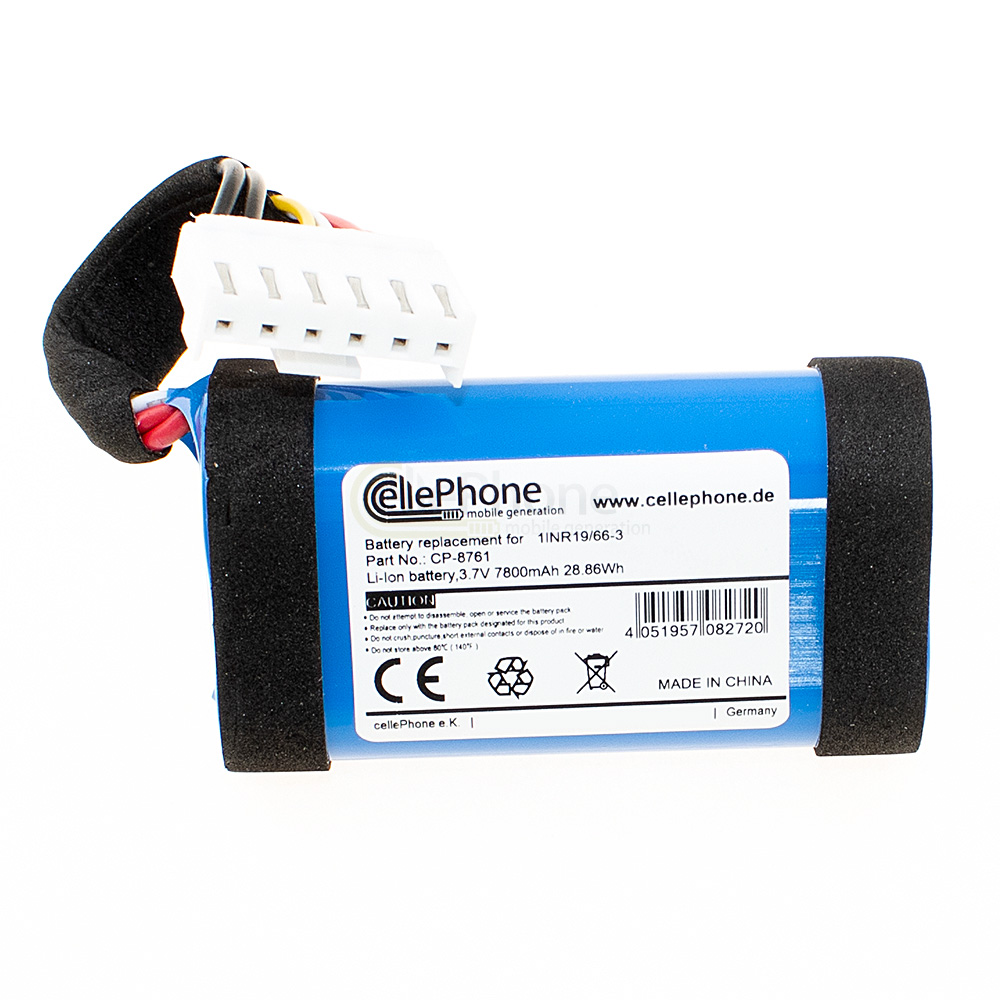 [8761] Battery Li-Ion for JBL Charge 4 (replaced 1INR19/66-3) - 7800mAh