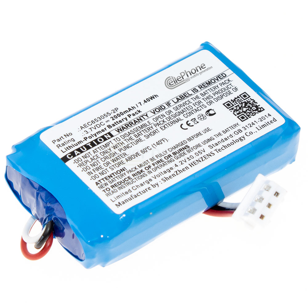 [8813] Accu Li-Polymer voor JBL Flip 2 2013 (vervangt AEC653055-2P)