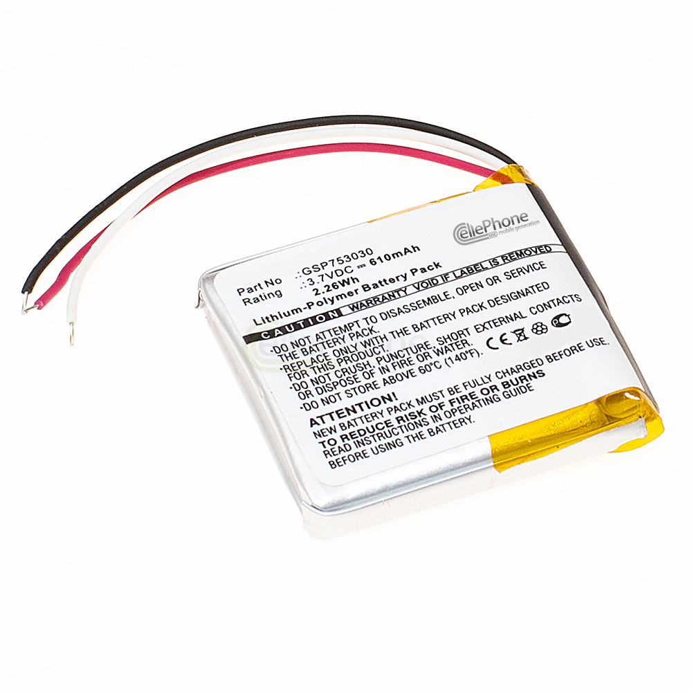 Akku Li-Polymer für JBL Everest Elite 300 E45BT E55BT E500BT - Live 400 450 500BT 650BT NC (ersetzt GSP753030)