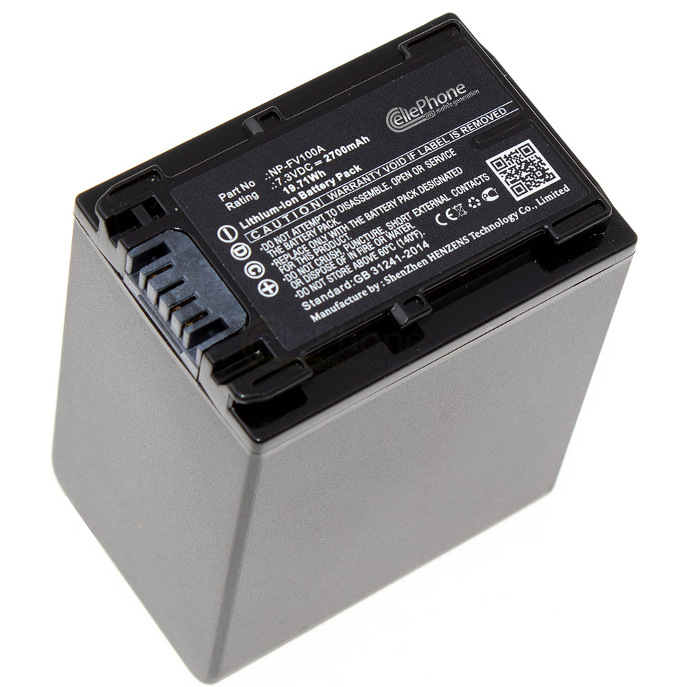 [8815] Batterie Li-Ion compatible avec Sony NP-FV100 - 2700 mAh / 7,3V