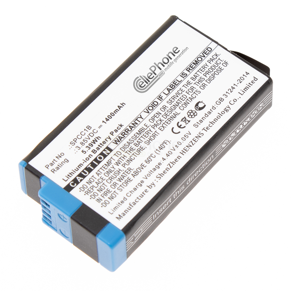 Batterie Li-Ion pour GoPro Max (remplace SPCC1B) - 1400 mAh
