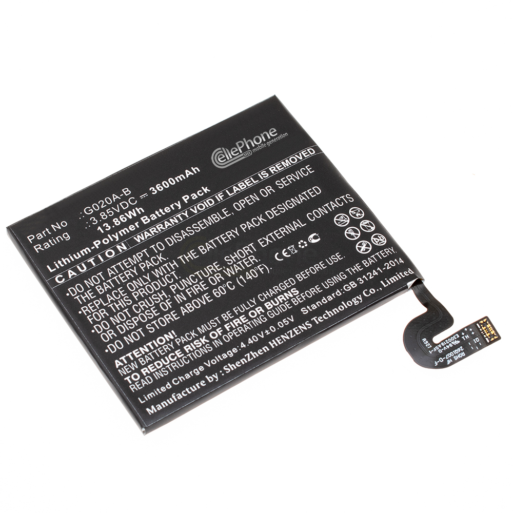 [8900] Akku Li-Polymer für Google Pixel 3A XL (ersetzt G020A-B)