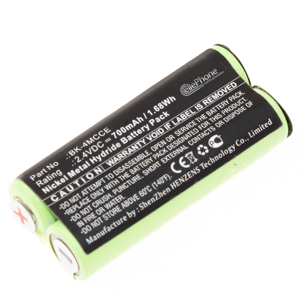 [8902] Battery Ni-MH for Waterpik Sensonic Plus SR-3000 SR-3000E - 900 Sonic Toothbrush - wp900e2 Mouthwash (replaced BK-4MCCE)