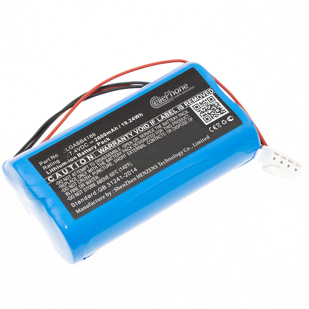Akku Li-Ion für DJI Phantom 3 4K (ersetzt LGABB4186) - 2600mAh / 7,4V