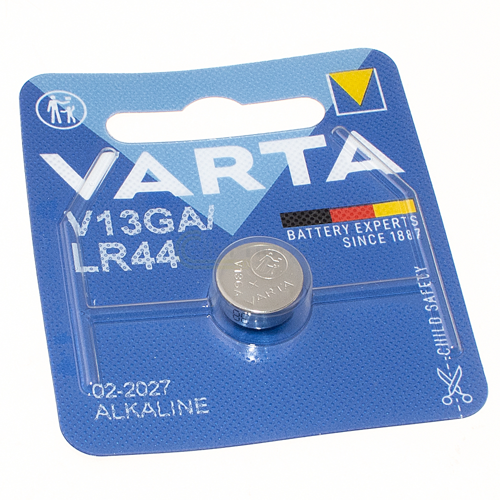 [8918] Batterie Knopfzelle Varta Electronics V13GA V13GA LR44 LR1154 - Type 4276 - 155 mAh - Blister