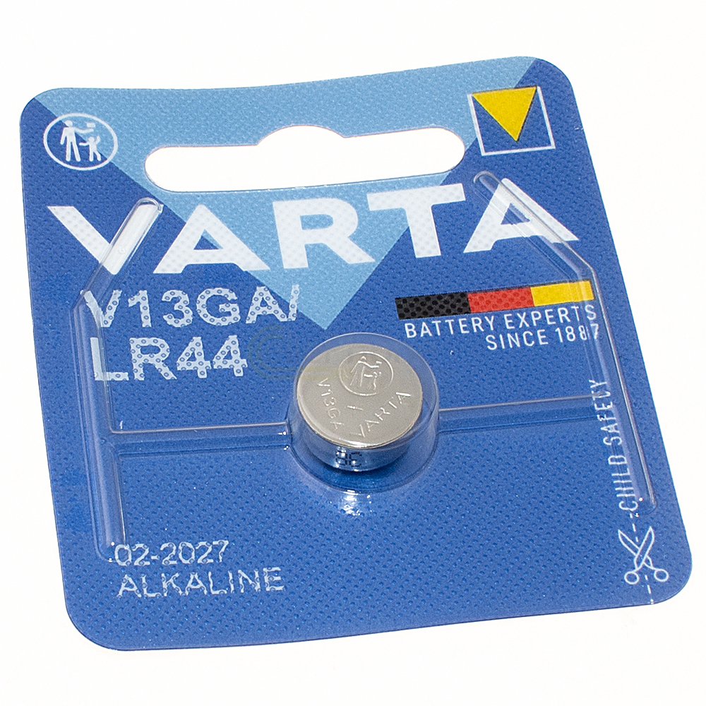 [8919] Pile bouton compatible avec Varta Electronics V13GA V13GA LR44 LR1154 - Type 4276 - 155 mAh - blister de 10