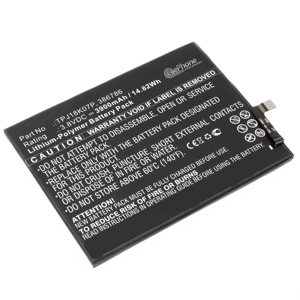 [8942] Battery Li-Polymer for Wiko View3 Pro - View 4 Lite (replaced TPJ18K07P)
