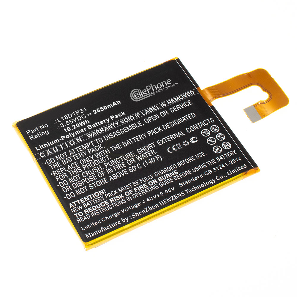 [8944] Akku Li-Polymer für Lenovo TAB E7 (ersetzt L18D1P31) - 2650 mAh