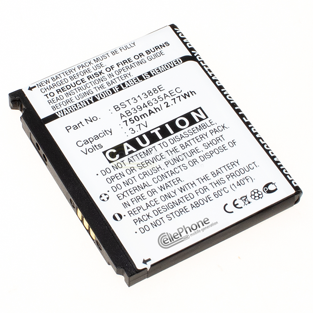 Accu Li-Ion voor Samsung SGH-D840 D848 (vervangt AB394635CE)