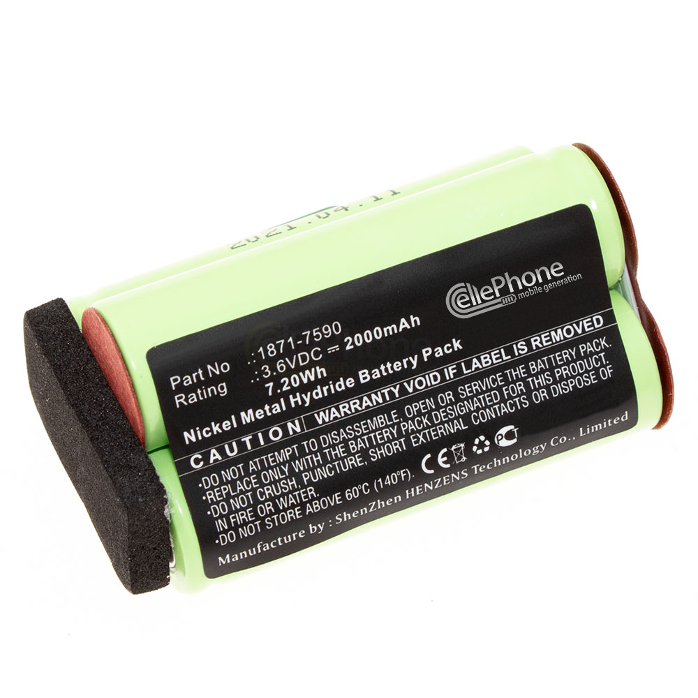 [8987] Batterie Ni-MH pour Moser ChromStyle 1871 - Super Cordless 1872 clipper (remplace 1871-7590) - 2000mAh / 3,6V