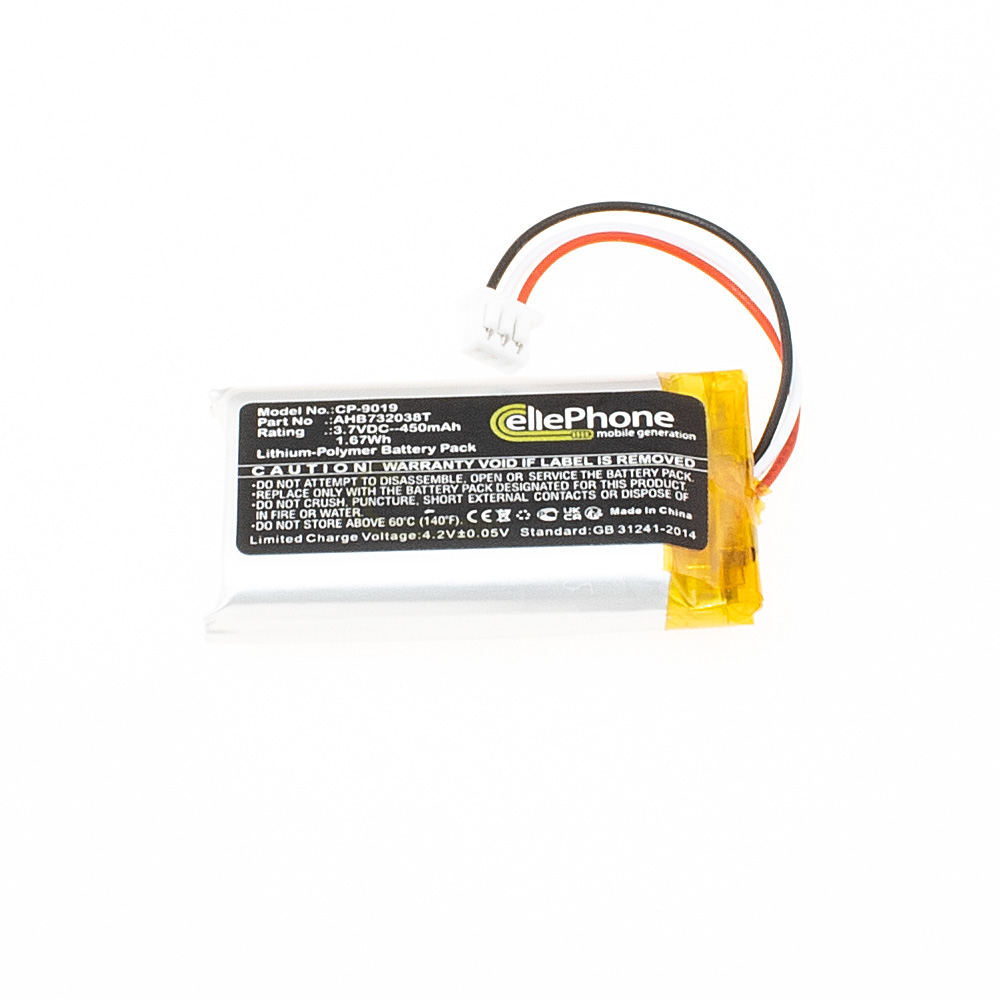 [9019] batteria Li-Polymer per Sennheiser DW 30 HS - SDW 30 60 5033 5034 5035 5036 5063 5064 5065 5066 Pro 1 2 (sostituisce AHB732038T)