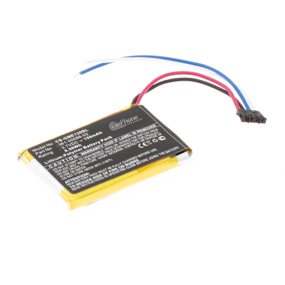 Battery Li-Polymer for Garmin Edge 130 - Edge 130 Plus (replaced 361-00086-02)