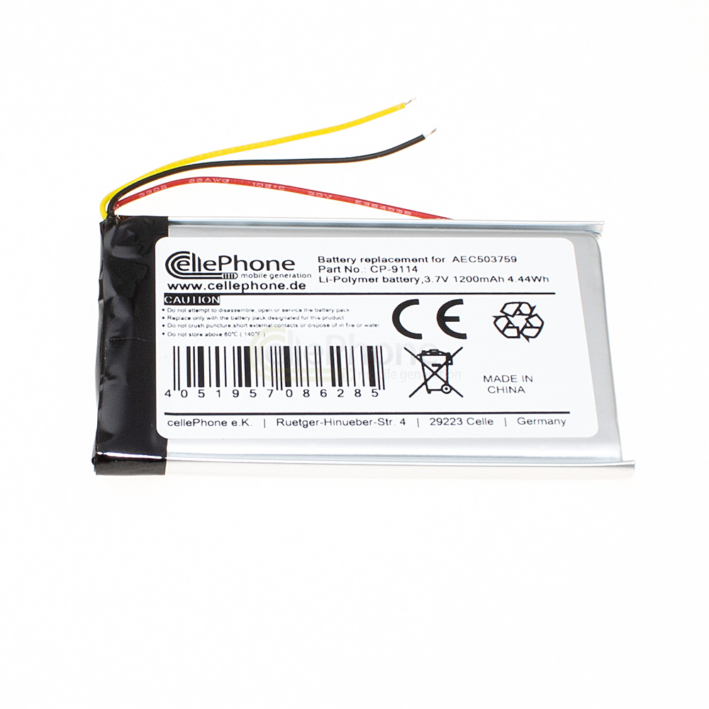 [9114] Battery Li-Polymer for SteelSeries Arctis 1 - Arctis 3 - Arctis 7 - Arctis 7P (replaced AEC503759)