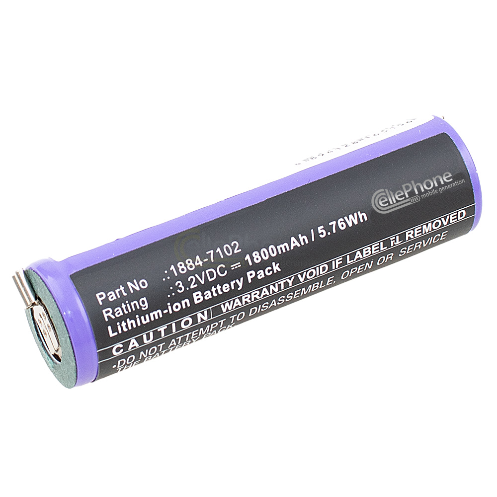 [9118] Akku Li-Ion für Moser 1884 Li+Pro - Ermila 1884 1885 - Wahl 1884 Li+Pro (ersetzt 1884-7102) - 1800mAh