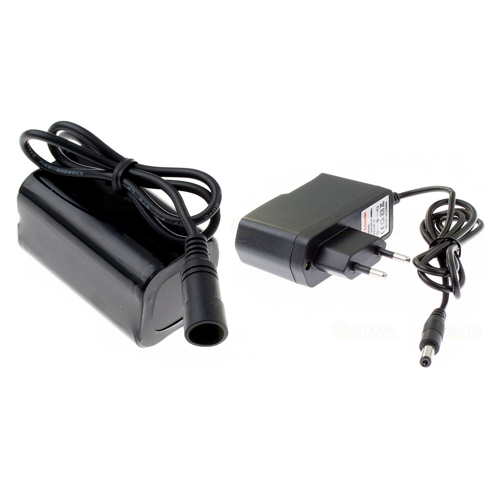 [9134] Akkupack Li-Ion für Fahrrad-Lampen - 8.4V - 6000 mAh + Ladegerät