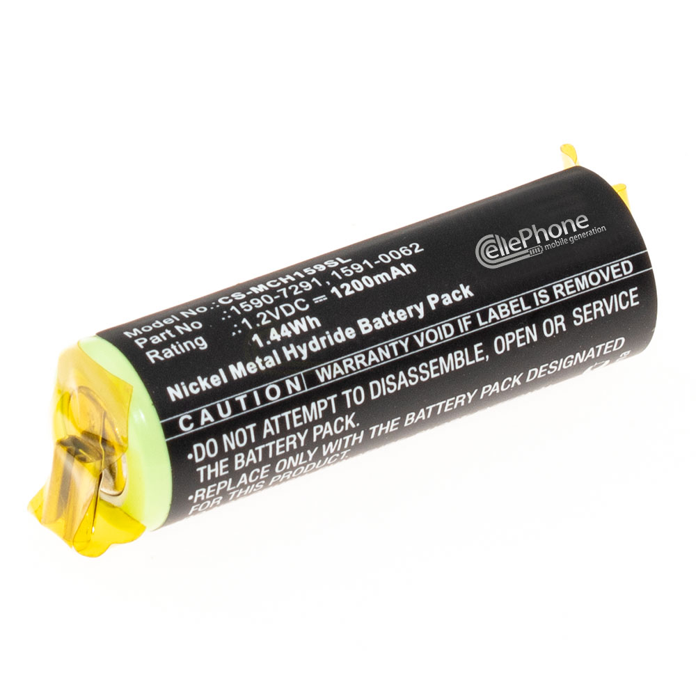 [9155] Akku Ni-MH für Moser ChroMini 1591 1591B 1591Q - Ermila Bella 1590 (ersetzt 1590-7291)