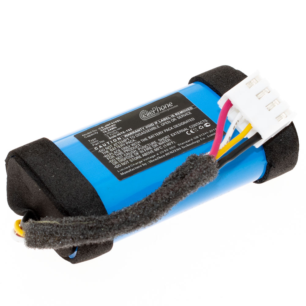 Accu Li-Ion voor JBL Flip 5 (vervangt 1INR19/66-2) - 5200mAh