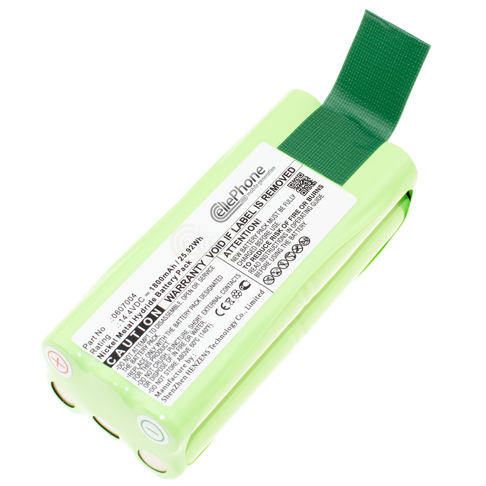 [9251] Accu Ni-MH voor Dirt Devil Libero M606 M606-1 M606-2 M606-3 M606-4 M607 M612 (vervangt 0607004) - 1800mAh / 14,4V