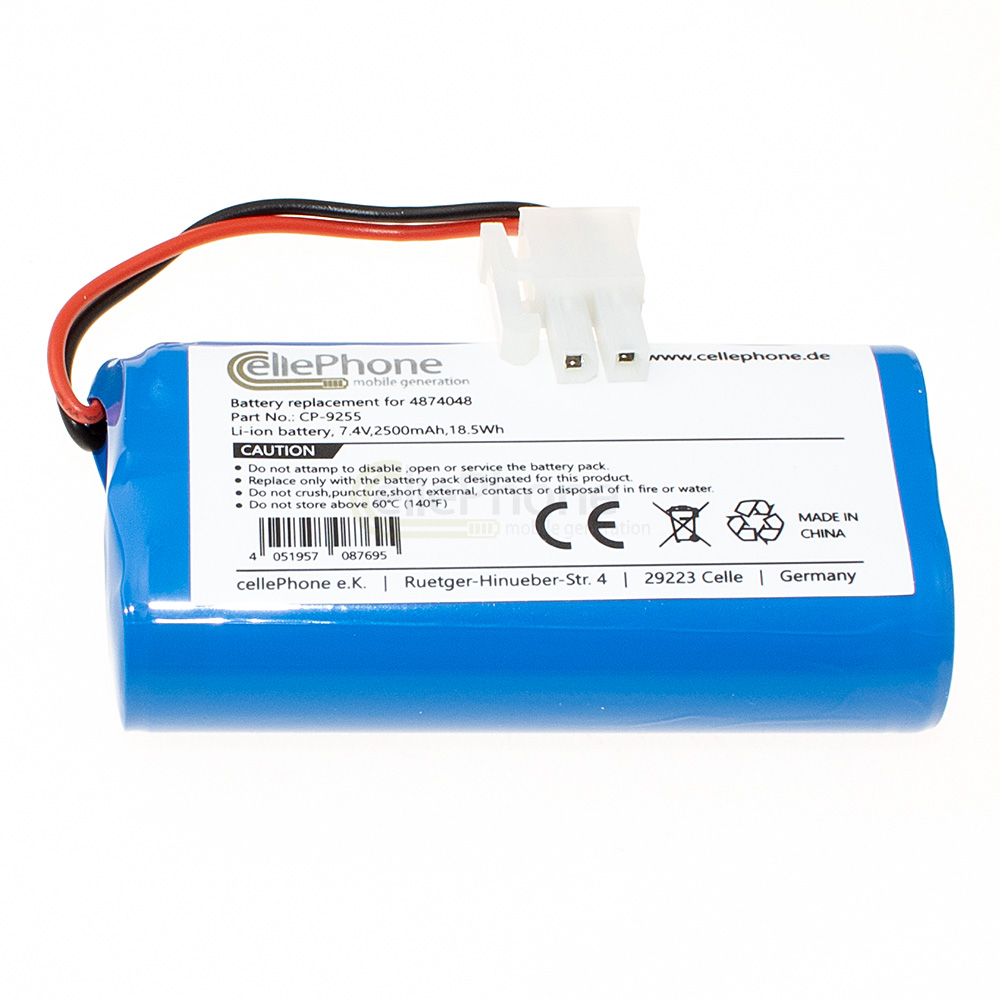 [9255] Akku Li-Ion für Severin Chill AH 7914 - HV 7144 (ersetzt 4874048) - 2500mAh / 7,4V