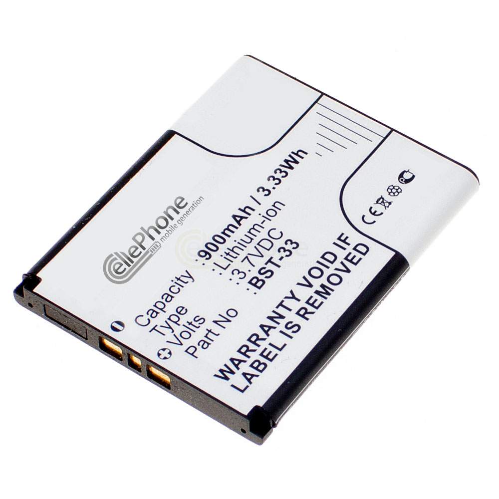 [1618] Akku Li-Ion für Sony-Ericsson K800i K530i K550i K630i K660i K810i M600i P990i W850i W880i (ersetzt BST-33 / BST-40)