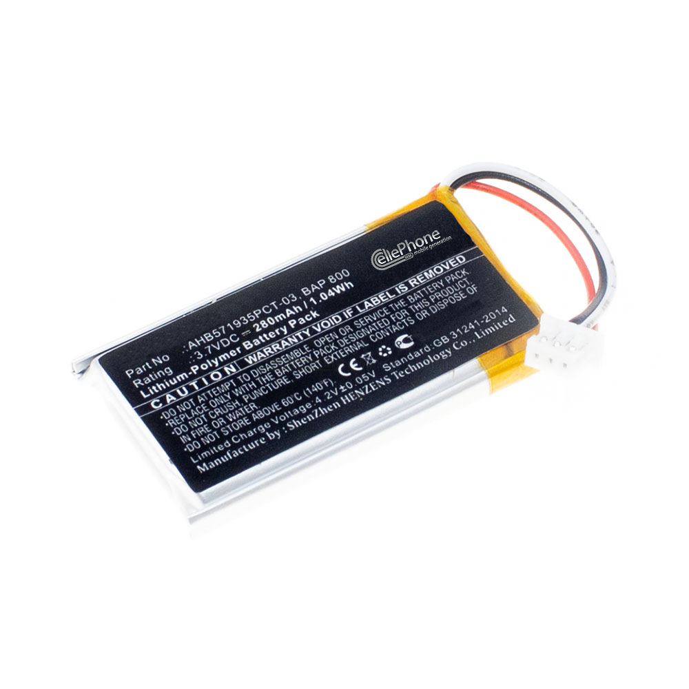 [9299] batteria Li-Polymer per Sennheiser Flex 5000 - Set 880 - RS 2000 5000 5200 (sostituisce AHB571935PCT-03)