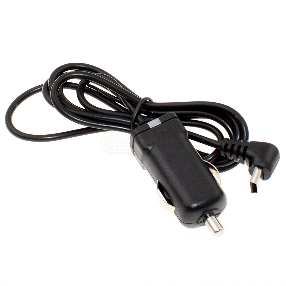 [9308] Autolaadkabel 1A (mini-USB) - Haakse stekker
