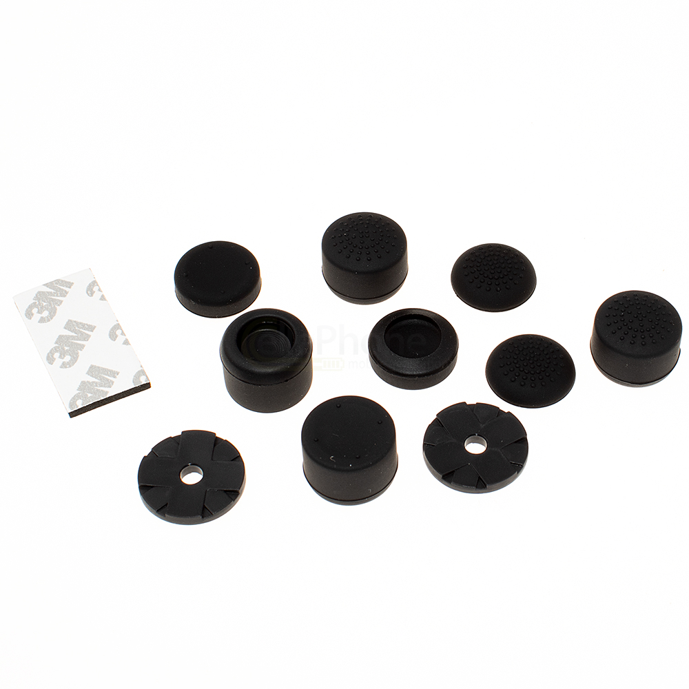 [9339] Set van 10 siliconen PS5 controller beschermkapjes zwart
