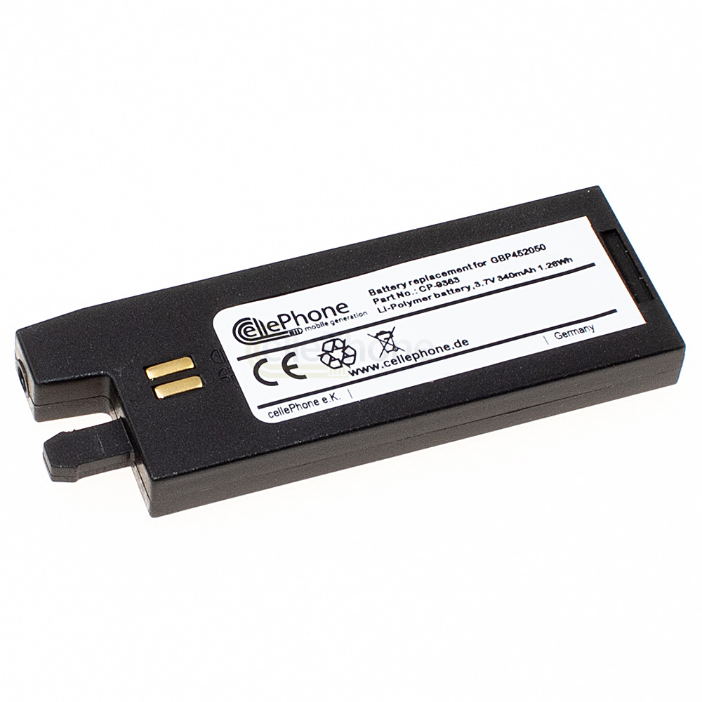 [9363] Batterie Li-Ion pour Gibson G-Force Auto-Tuner (remplace GBP 452050)