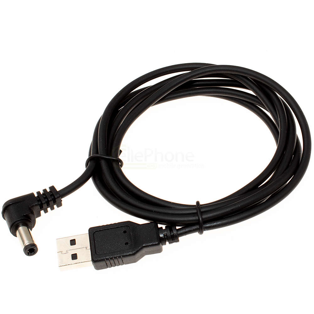 [9365] USB charging cable to DC angle plug 5.5 x 2.5 mm - 1.5m