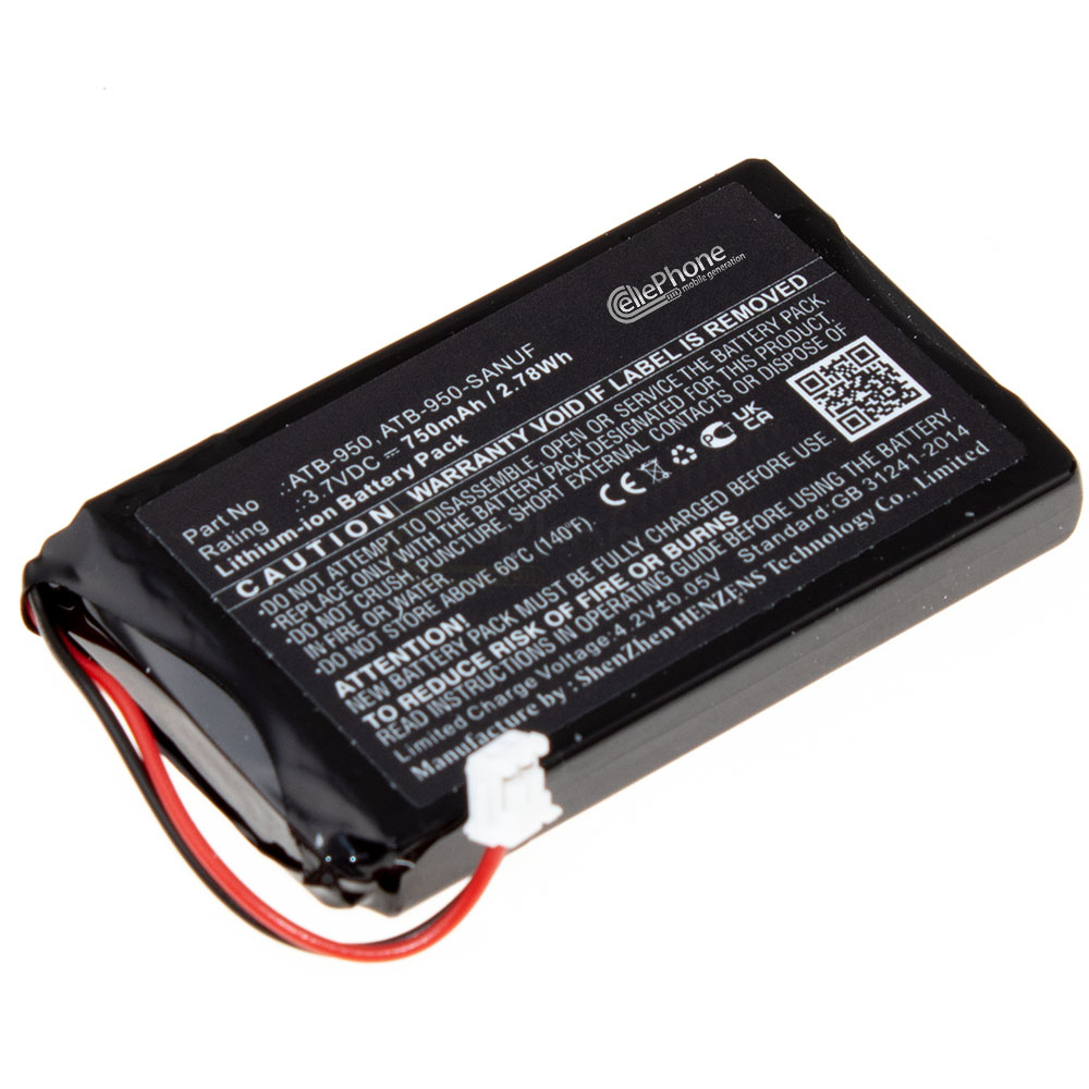 [9384] Accu Li-Ion voor RTI T1 T1B T2 T2+ TheaterTouch (vervangt ATB-950)