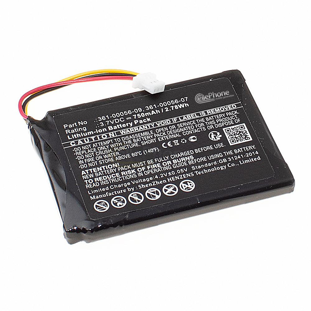 Batería Li-Ion para Garmin Drive 60 61 (reemplazado 361-00056-09)