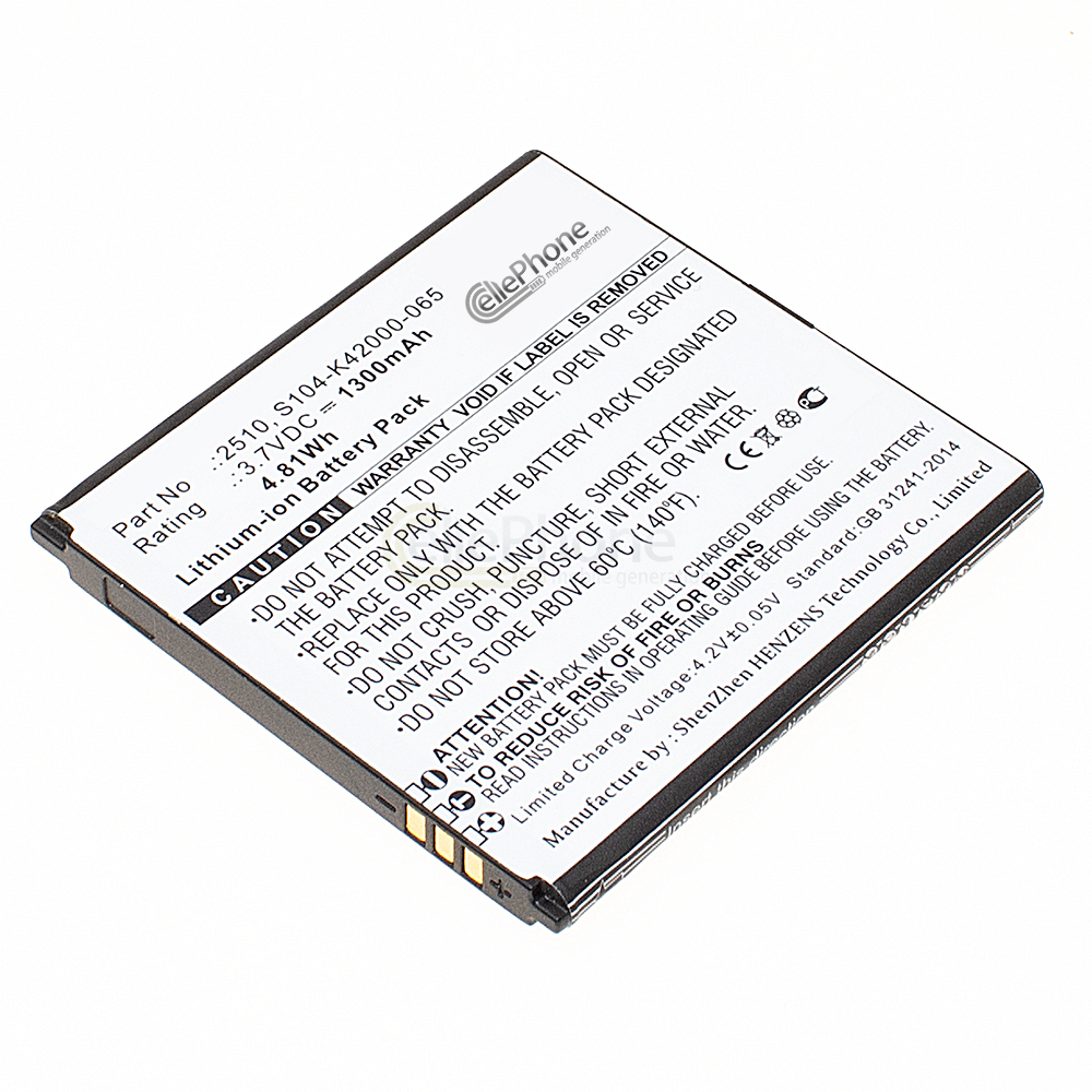 [9417] batteria Li-Ion per Wiko Sunny 2 (sostituisce 2510)