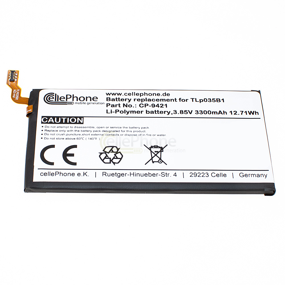 [9421] Batería Li-Polymer para Blackberry KEY2 KEY 2 (reemplazado TLp035B1)