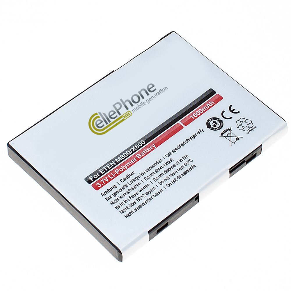 [1666] Batterie Li-Polymer pour Acer Tempo M900 - E-TEN Glofiish M750 M800 M810 X800 (remplace E4ET011K1002)