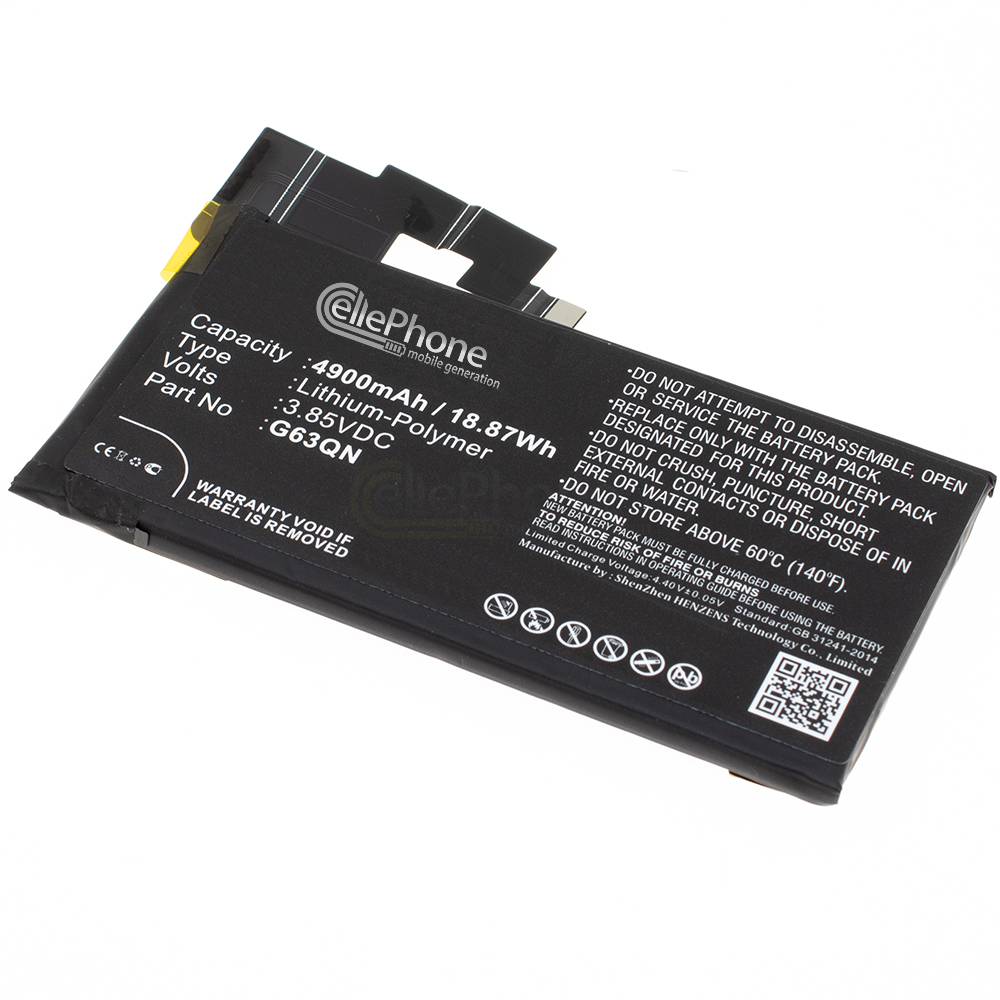 [9453] batteria Li-Polymer per Google Pixel 6 Pro (sostituisce G63QN)