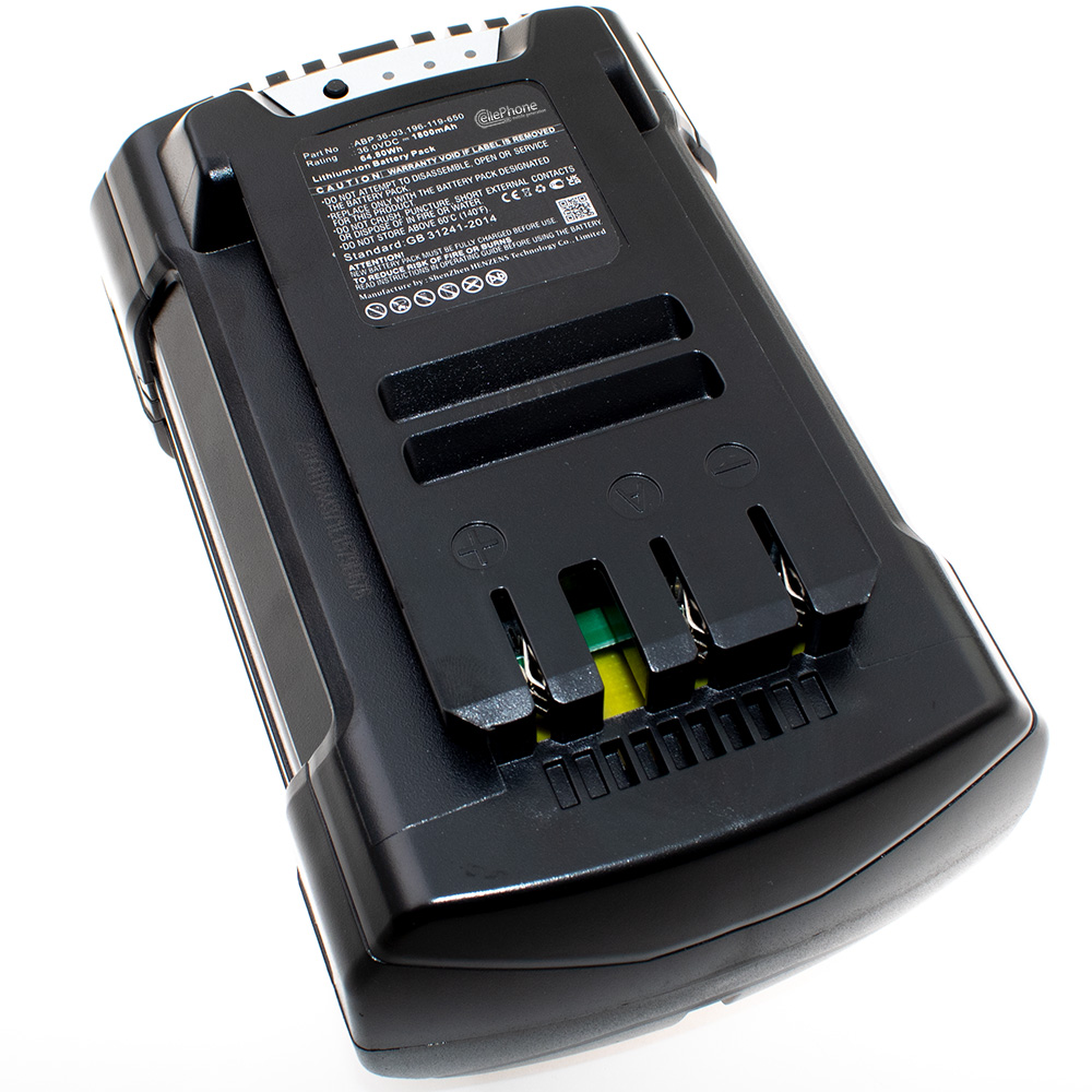 [9464] batteria Li-Ion per Wolf Garten GTB 36 - LBB 36 - HSB 36 - CSB 36 (sostituisce ABP 36-03) - 1800mAh / 36V