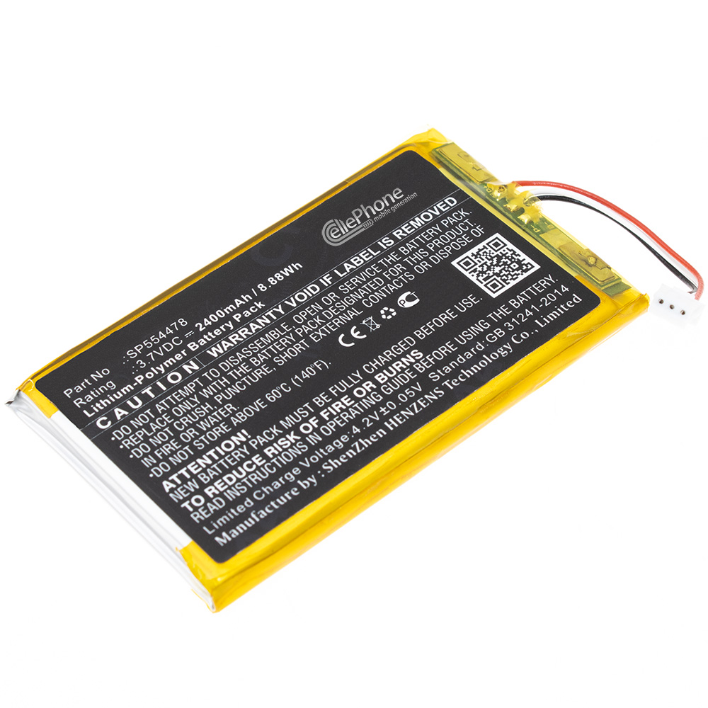 [9472] batteria Li-Polymer per Infant Optics DXR-8 Pro DXR-8PPZA (sostituisce SP554478)