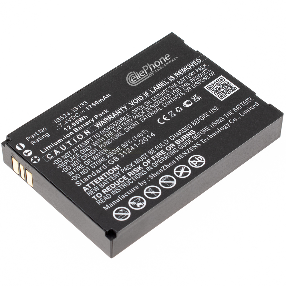 [9477] Batterie Li-Ion pour Pax D210 (remplace IS133) - 1750mAh / 7,4V