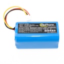 Batterie Li-Ion pour Proscenic 800T 820T 820S 820P - Neo 830T (remplace INR18650-M25-4S1P) - 2600mAh / 14,4V