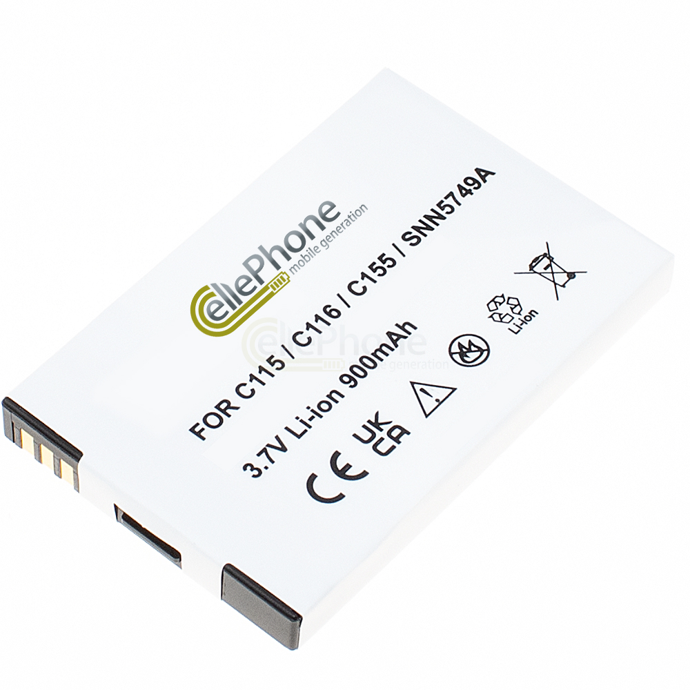 Battery Li-Ion for Motorola C115 C116 C117 C118 C121 C139 C140 C155 C156 V170 V171 V173 (replaced SNN5749A)