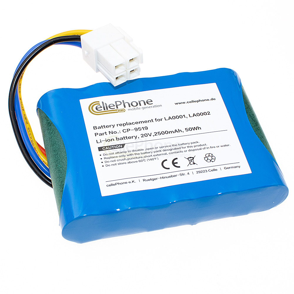 [9519] Accu Li-Ion voor Landxcape LX790i LX790 LX792 LX795 LX796 LX797 LX991 - Ferrex 800m2 2021 (vervangt LA0001) - 2500mAh / 20V