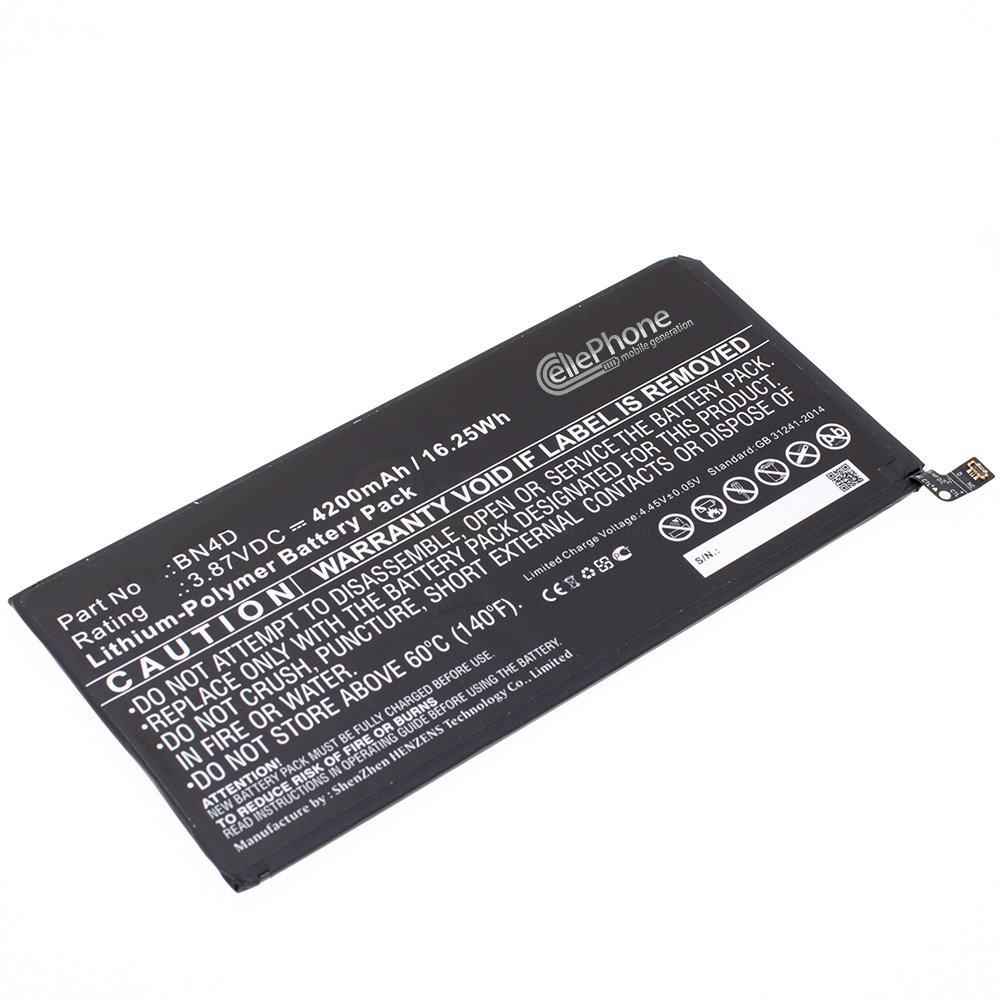 [9531] Akku Li-Polymer für Xiaomi Mi Pad 5 Pro 5G (ersetzt BN4D) - 4200mAh