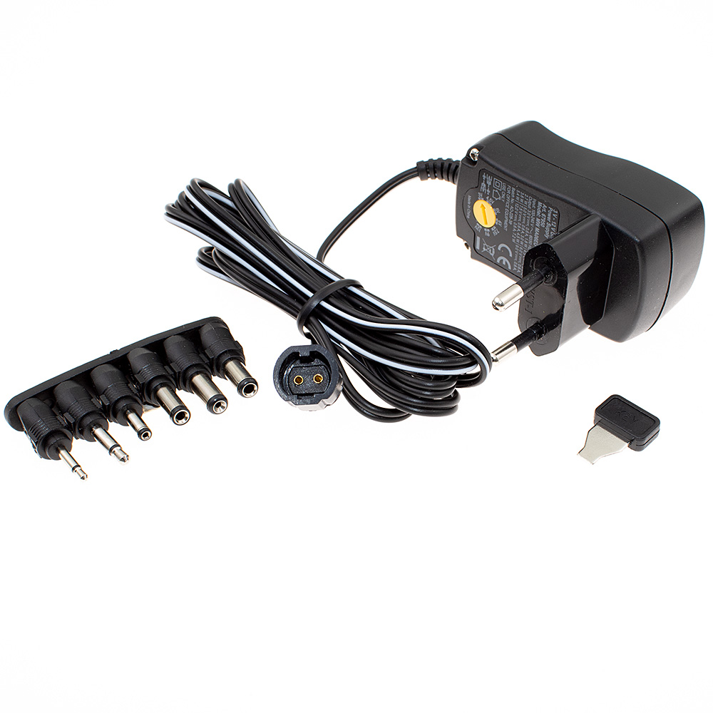 [9532] 3V - 12V universal power supply incl. 6 DC adapters