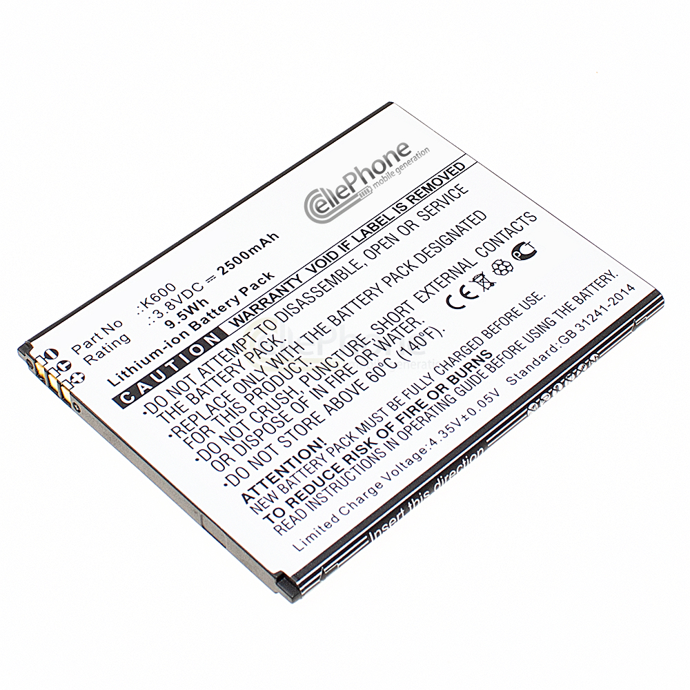 [9537] Batería Li-Ion para Wiko Tommy 3 (reemplazado K600)