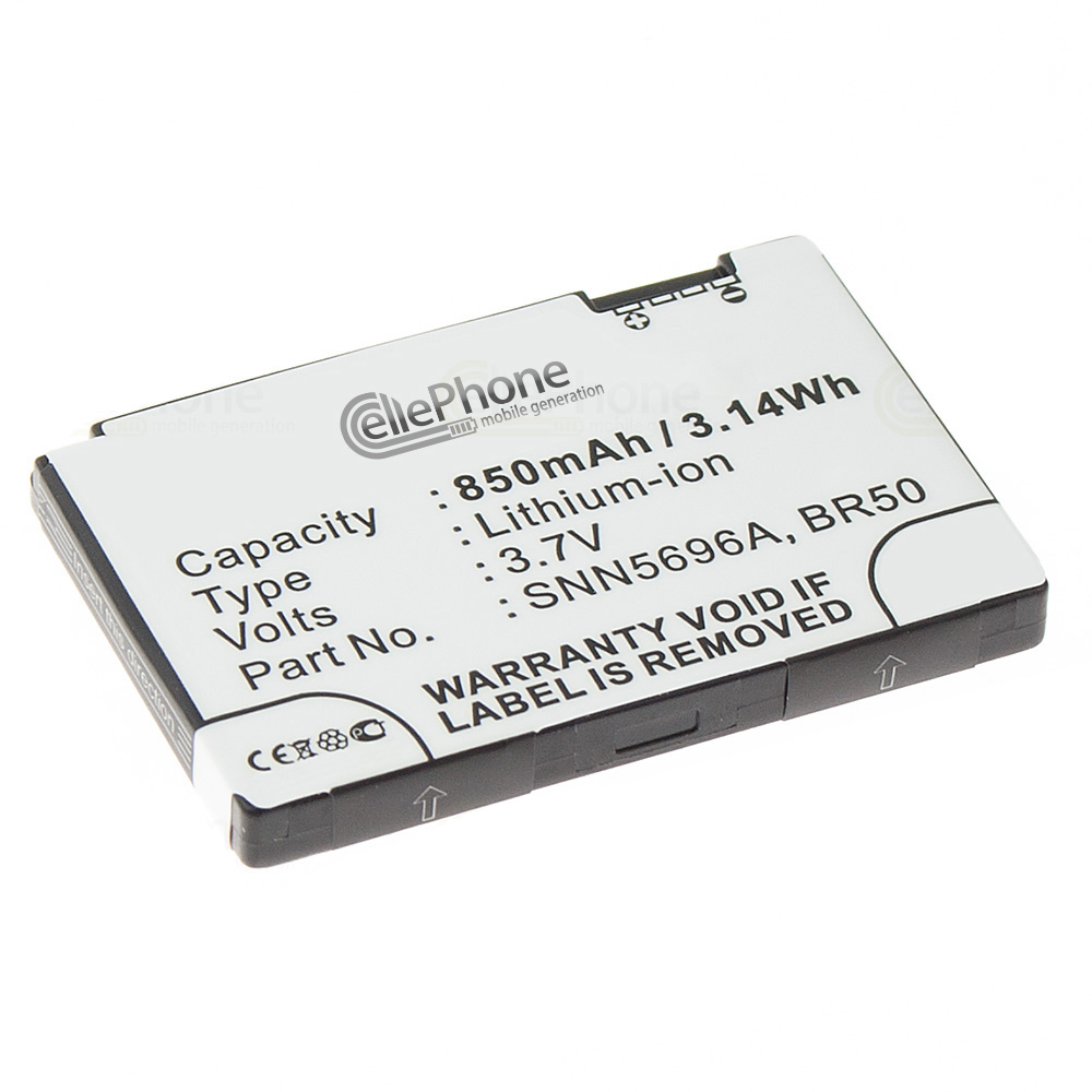 Accu Li-Ion voor Motorola Flip P - PEBL U6 - Prolife 300 500 - Razr V3 V3c V3E V3i V3IM V3m V3T V3xx V3Z (vervangt SNN5696A / BR50)