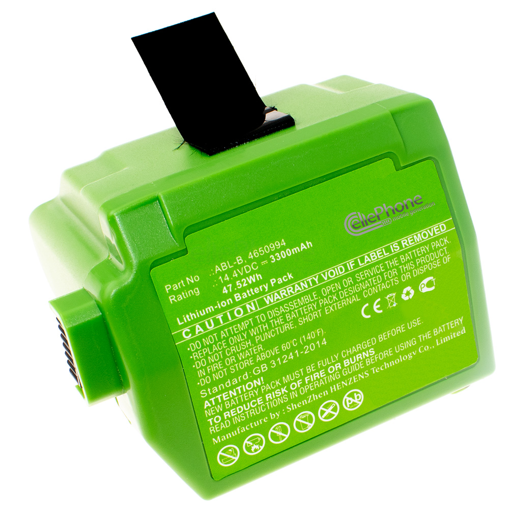 [9562] Akku Li-Ion für iRobot Roomba S9 - Roomba S9+ (ersetzt ABL-B) - 3300mAh / 14,4V