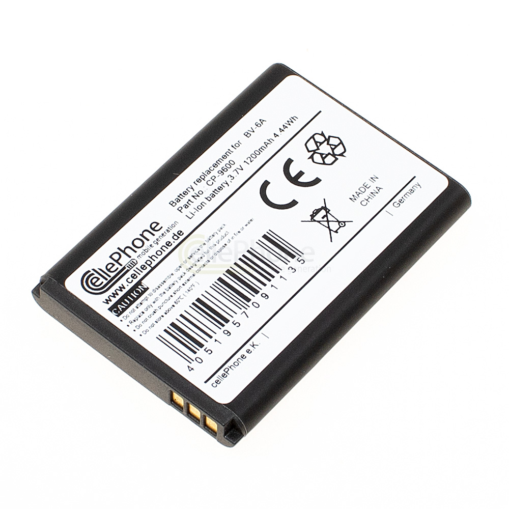 [9600] Akku Li-Ion für Nokia 8110 4G - 2720 Flip (ersetzt BV-6A)